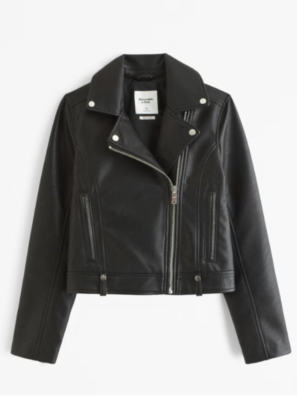Abercrombie The Faux Leather Moto Jacket